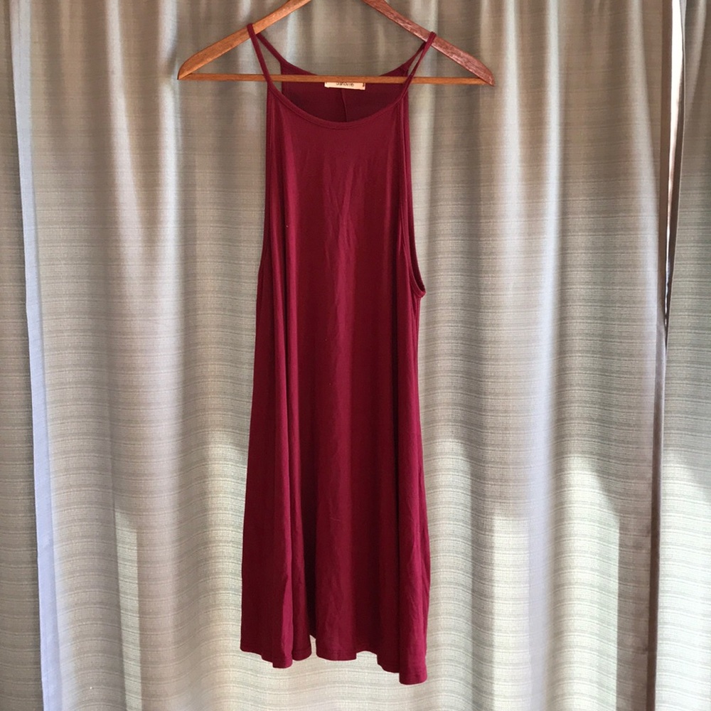 Maroon dress